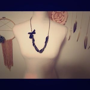 Long Chain& Ribbon Necklace! ❤️